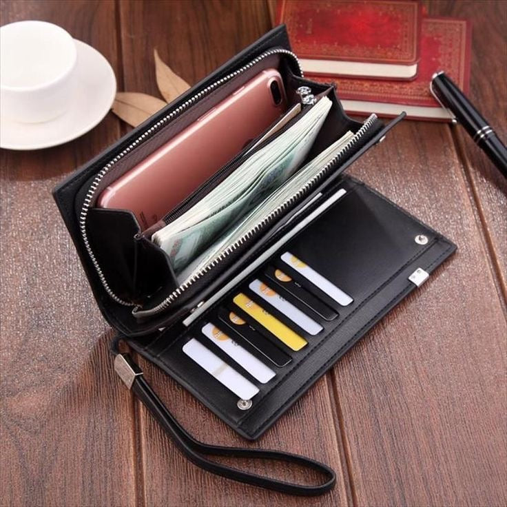 PU Leather Long Wallet